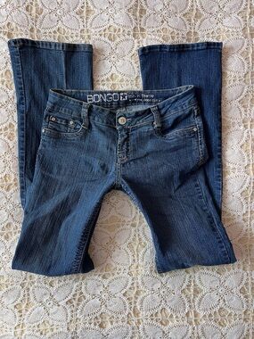 Y2K low rise Women's Dark Indigo Bootcut Jeans